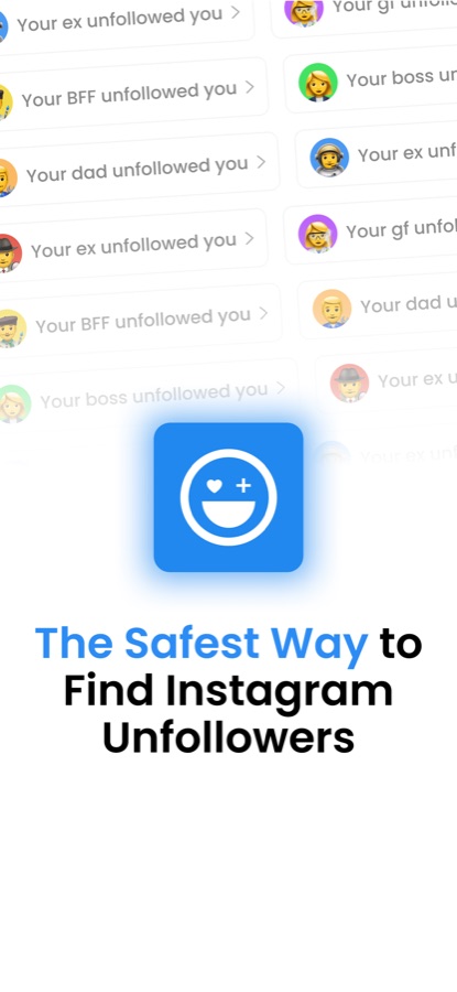 FollowBuddy App Store screen: the safest way to find Instagram unfollowers